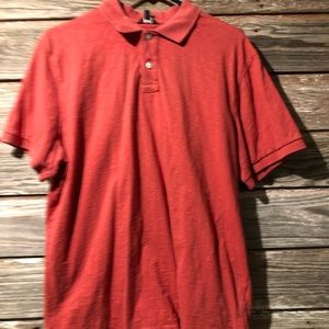 J Crew polo shirt. Light red. Size XL.